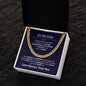 To My Dad | Your Words Resonate In MY Heart - Cuban Link Chain