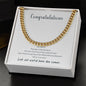 For Graduation | Congratulations - Cuban Link Chain