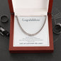 For Graduation | Congratulations - Cuban Link Chain
